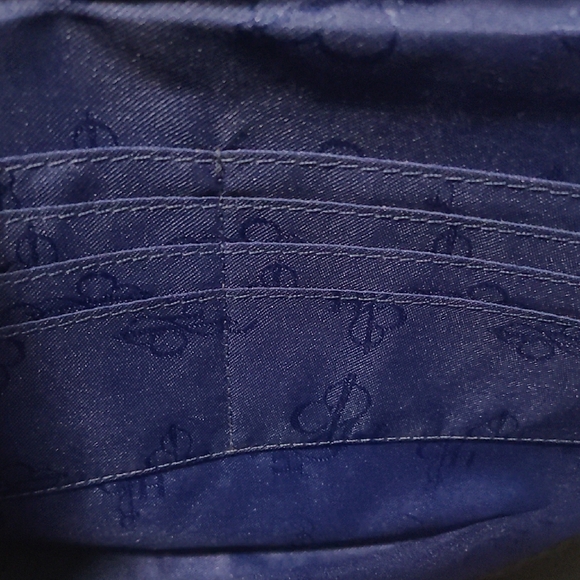 Cole Haan Black Croc-Embossed Clutch with Gold Accent - Picture 8 of 8